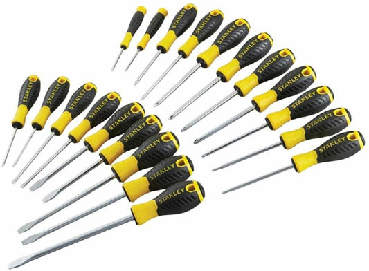 Stanley - Juego de destornilladores Essential, 20 piezas