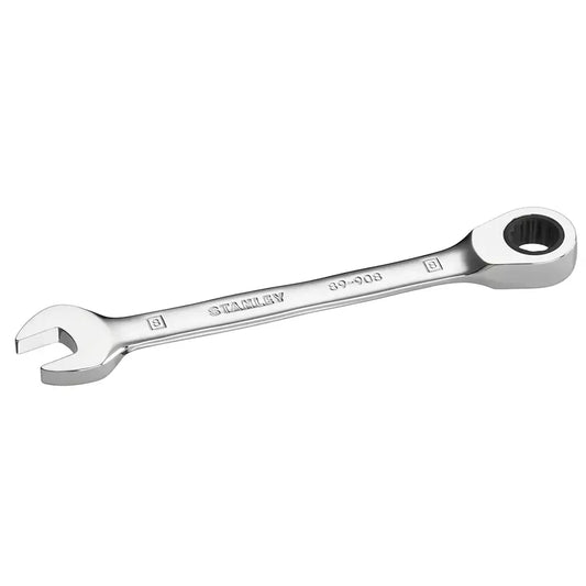 Stanley - Llave combinada plana con carraca 10 mm