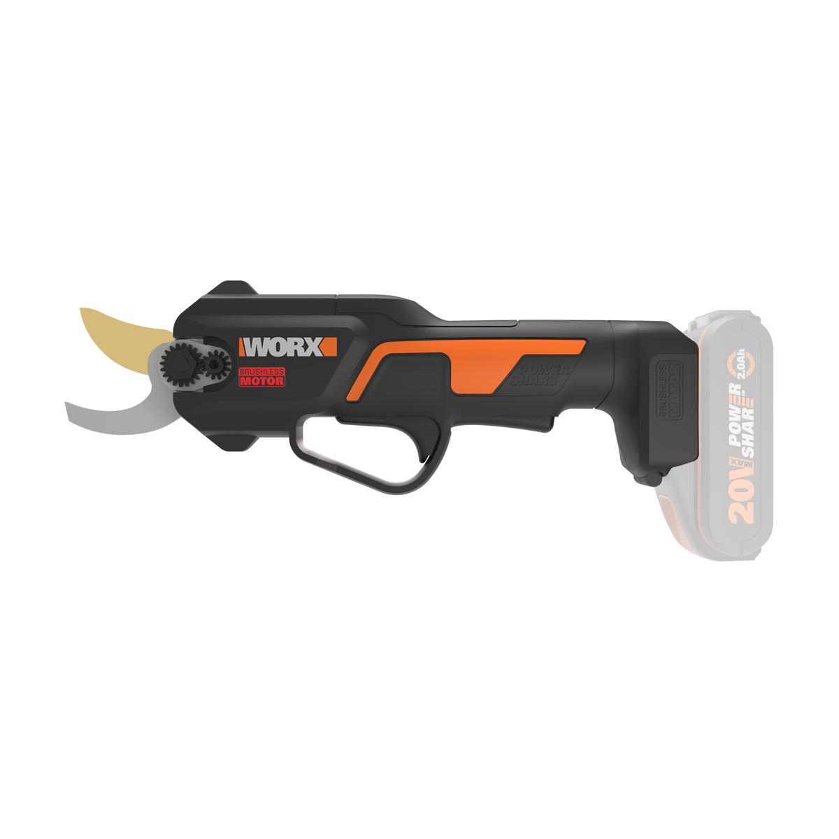 Worx WG330E.9 - Tijeras de podar 22cm BL NITRO 20V (S/bat)