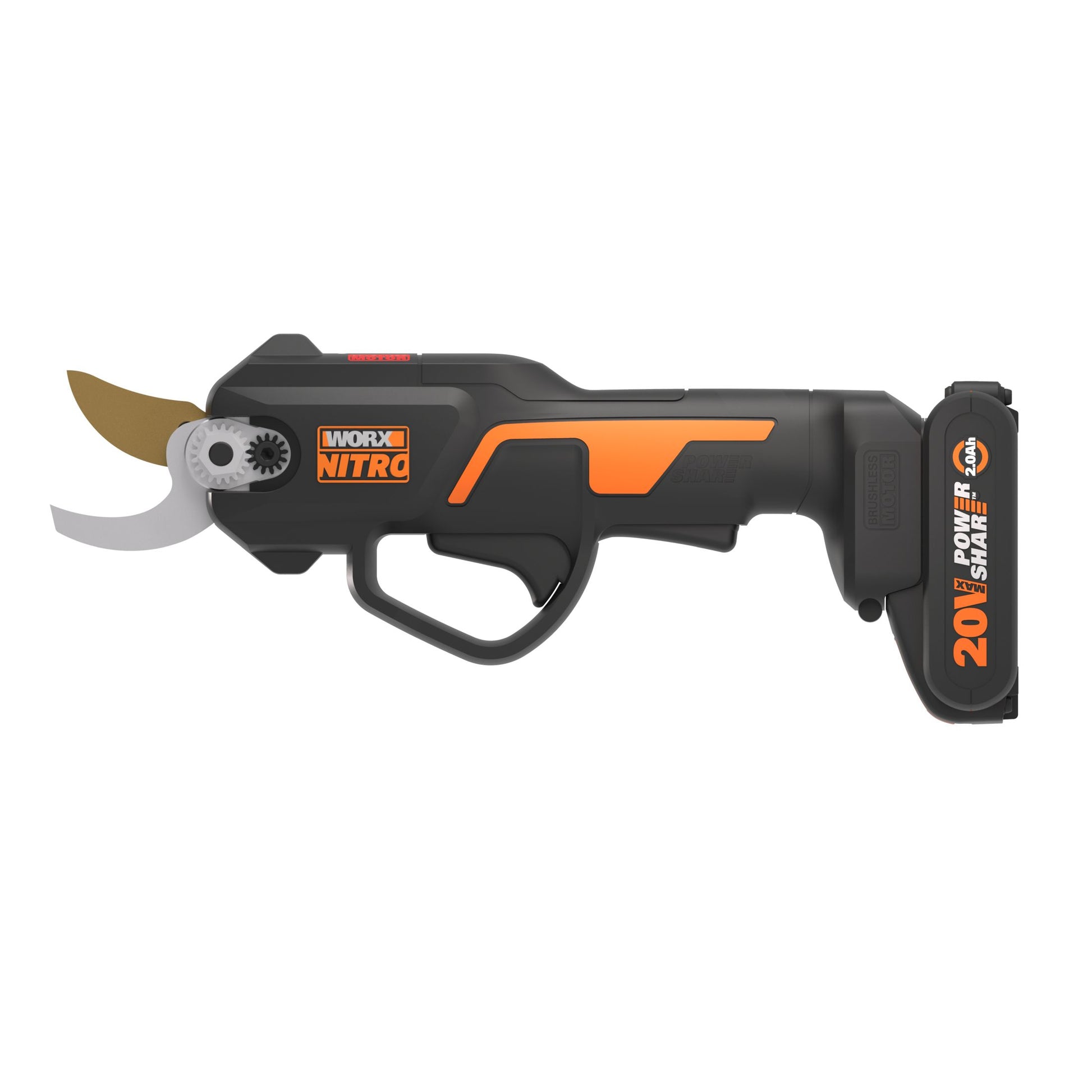 Worx WG330E - Tijeras de podar 22cm BL NITRO 20V (1bat 2,0Ah)