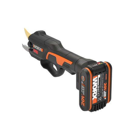 Worx WG330E - Tijeras de podar 22cm BL NITRO 20V (1bat 2,0Ah)