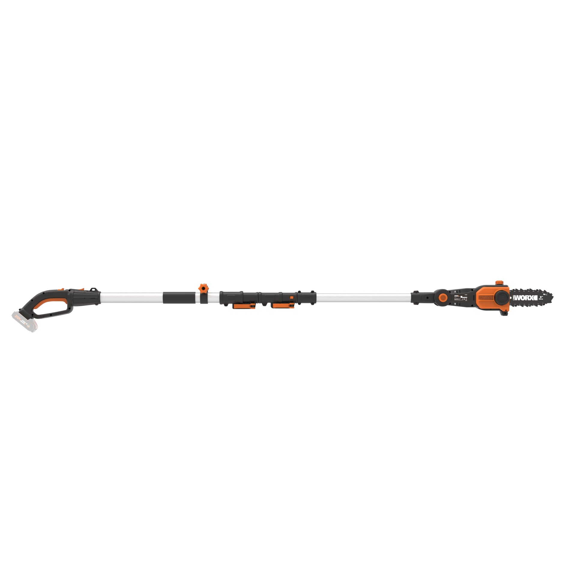 Worx WG349E.9 - Motosierra podadora de altura 20cm 20V (S/bat)