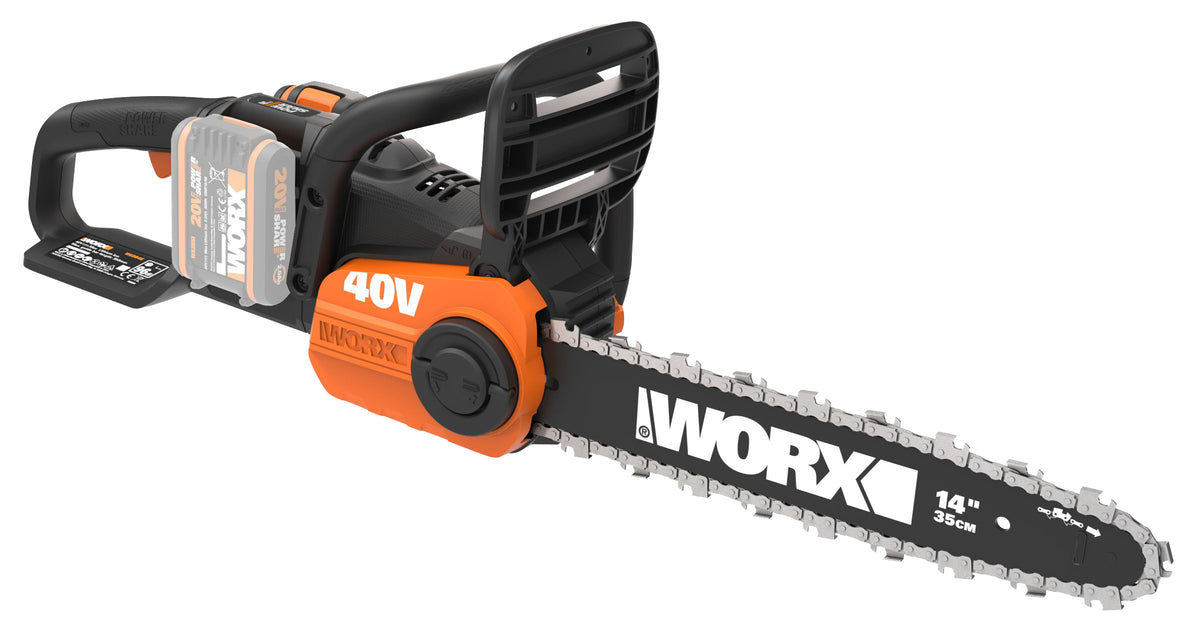 Worx WG384E.9 - Motosierra 35cm BL 40V (2*20V) (S/bat)