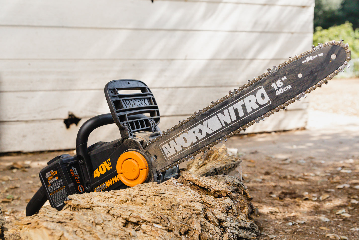 Worx WG385E.9 - Motosierra BL 40cm NITRO 40V (2*20V) (S/bat)