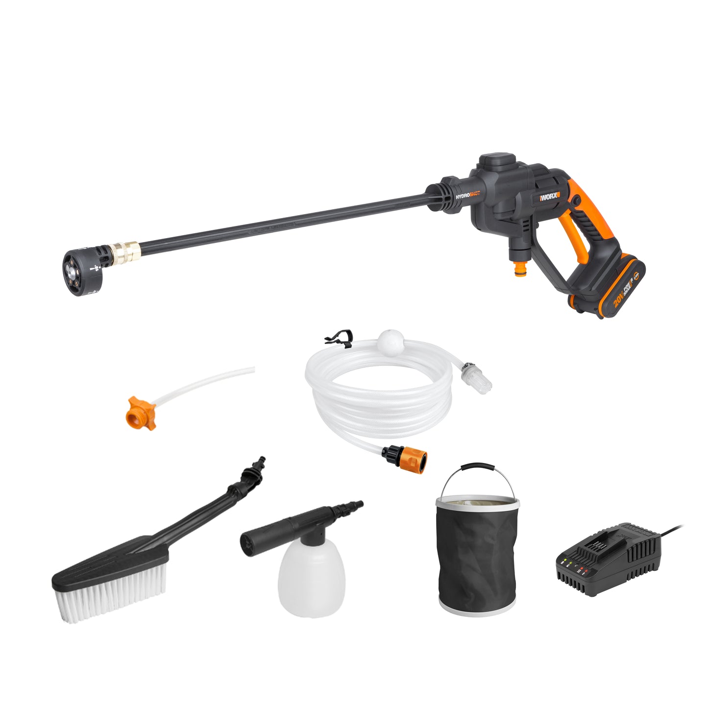Worx WG620E.2 - Hydroshot 20V + accesorios (1bat 2,0Ah)
