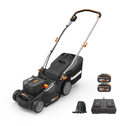 Worx WG737E - Cortacésped 37 cm BL NITRO 40V (2*20V) (2bat 2,0Ah)