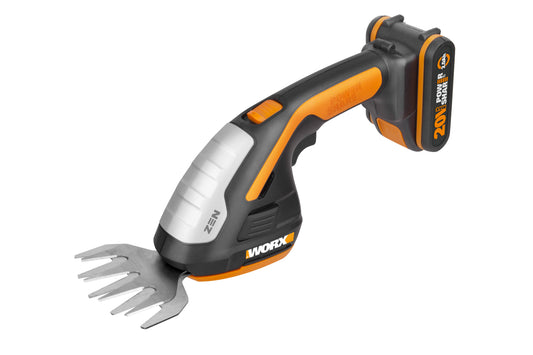Worx WG801E - Tijeras 3 en 1: Arreglasetos/Cortacésped /Cortasetos 20V (1bat 2,0Ah)