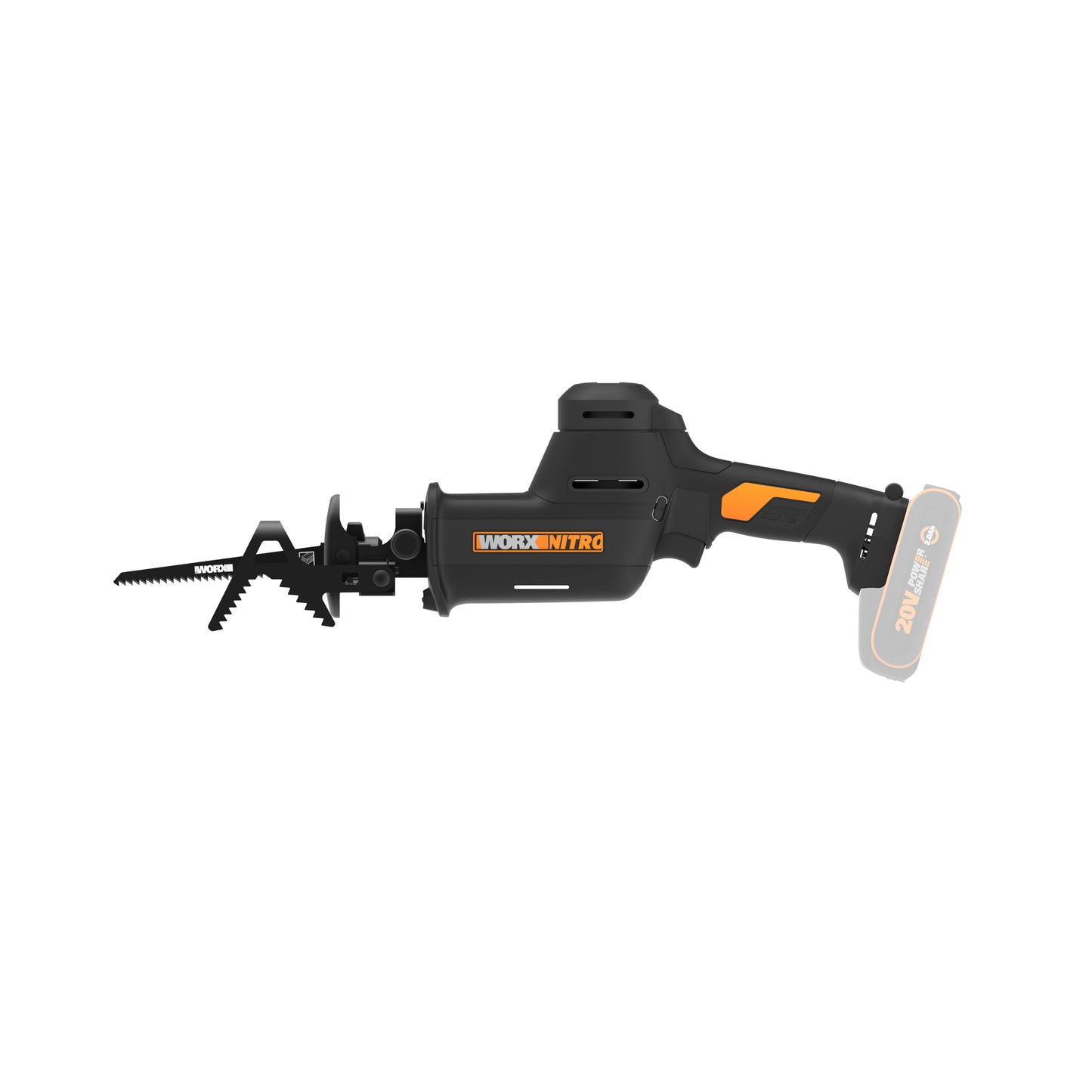 Worx WG893E.9 - Serrucho Multifunción 26mm BL NITRO 20V (S/bat)