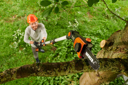 Worx WG349E - Motosierra podadora de altura 20cm 20V (1bat 2,0Ah)