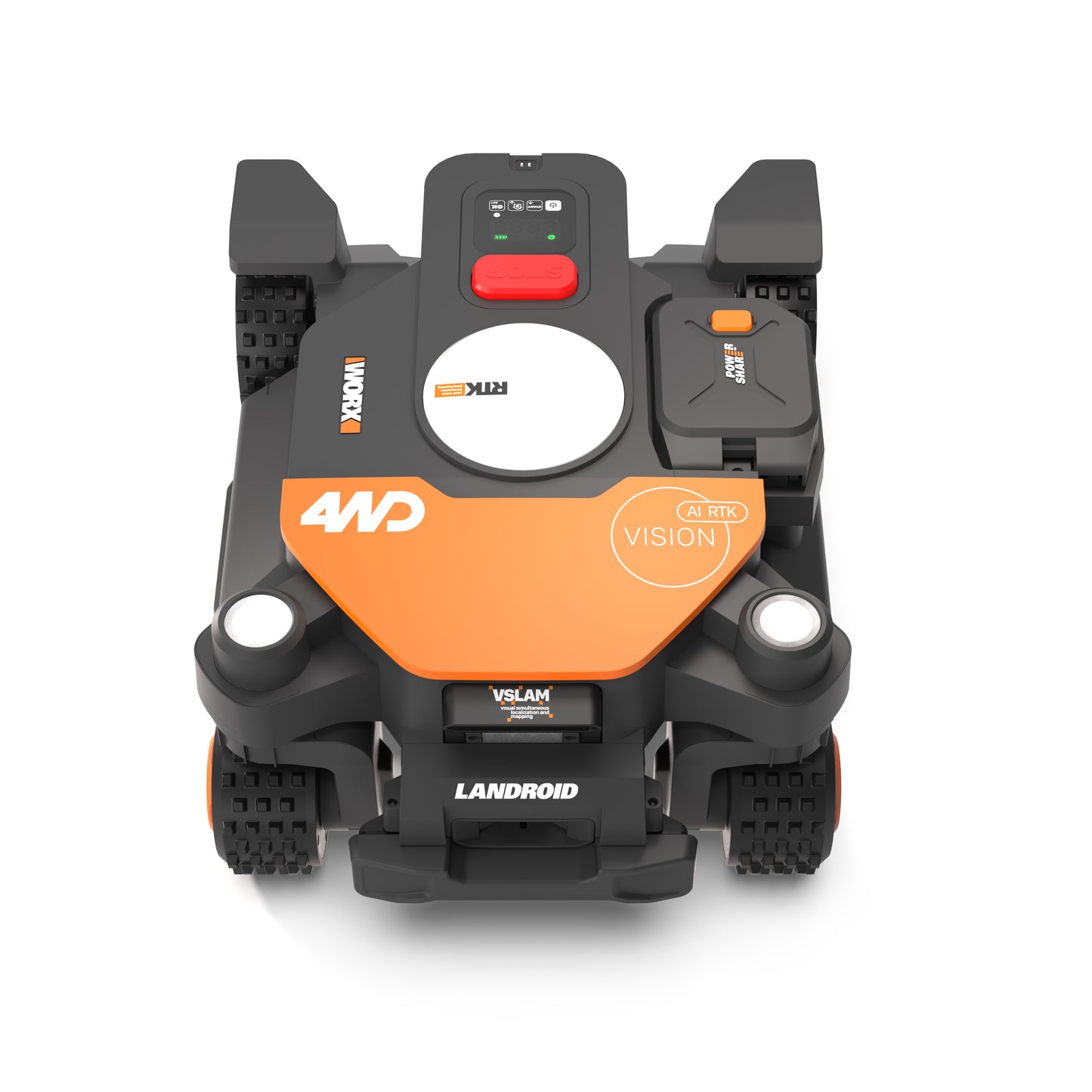 Worx WR341E - Robot Cortacésped Landroid Vision CLOUD 4WD 1000M2