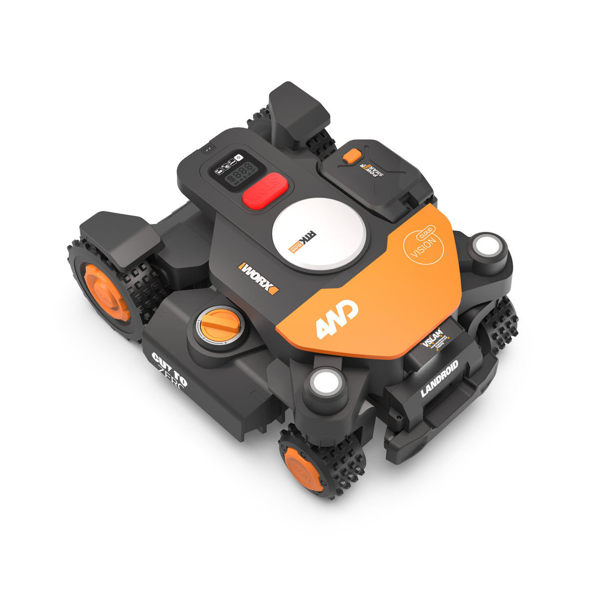 Worx WR344E - Robot Cortacésped Landroid Vision CLOUD 4WD 4000M2