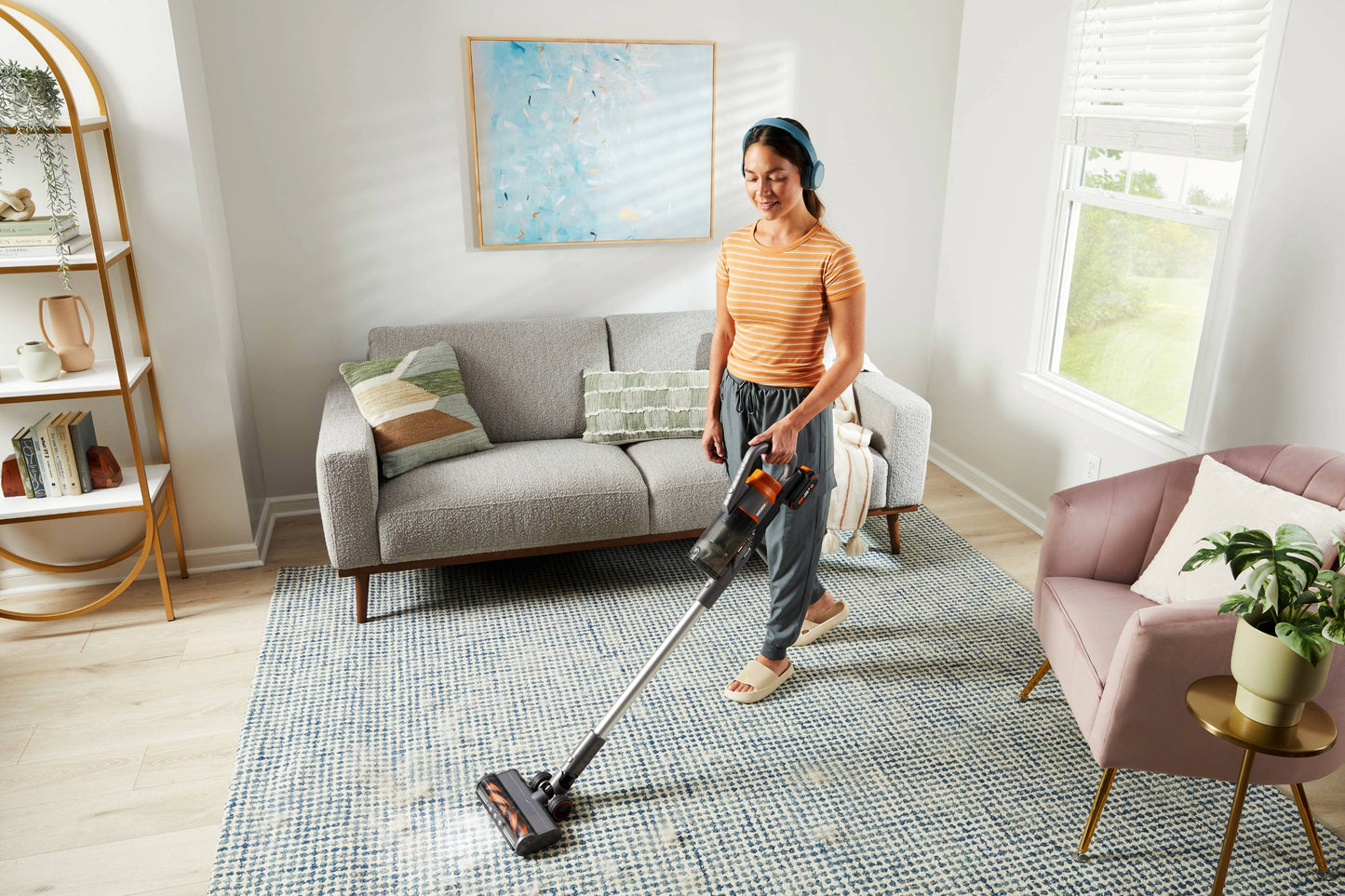 Worx WX038.9 - Aspirador escoba 20V (S/bat)