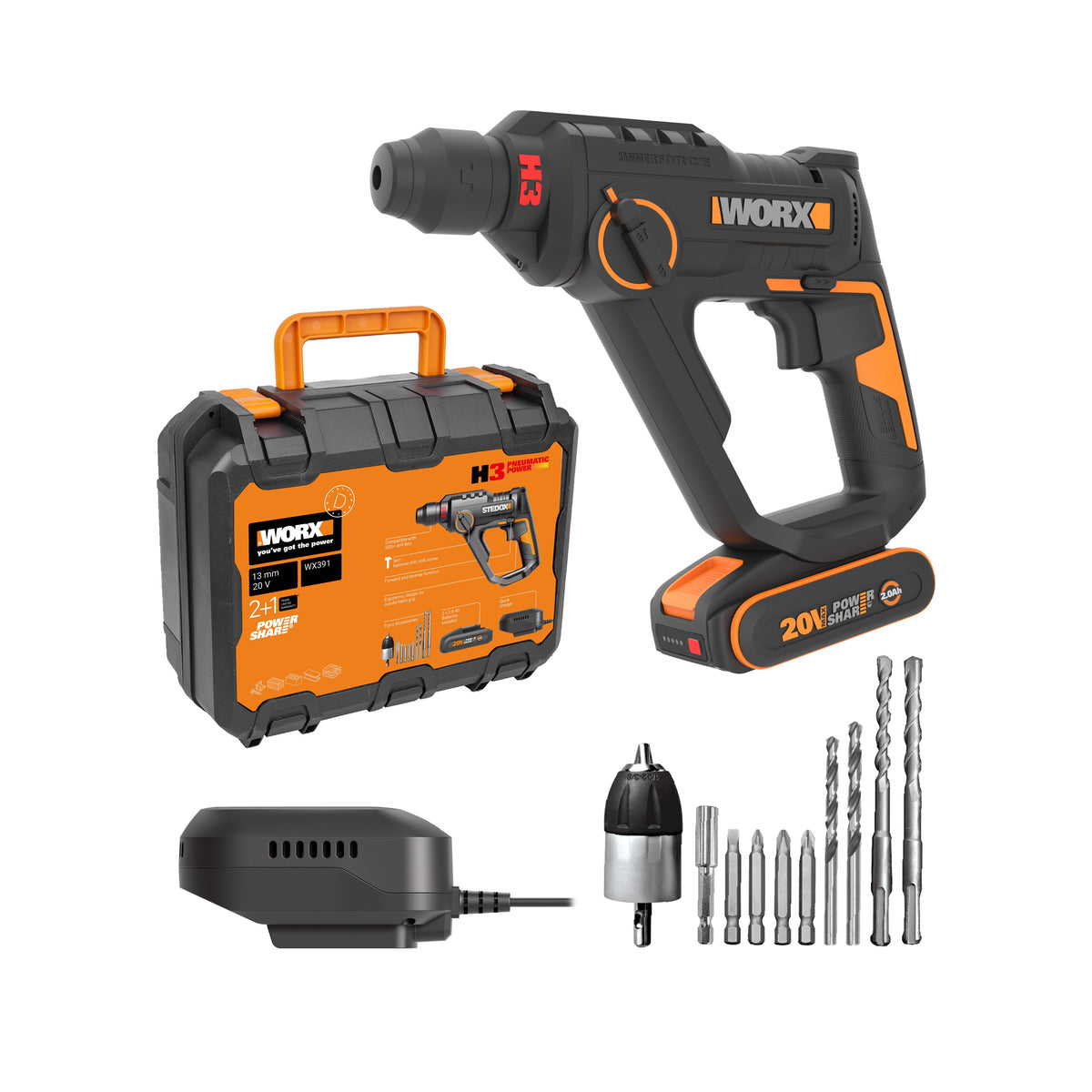 Worx WX391 - H3 Disponible a partir del 01 de julio 2026