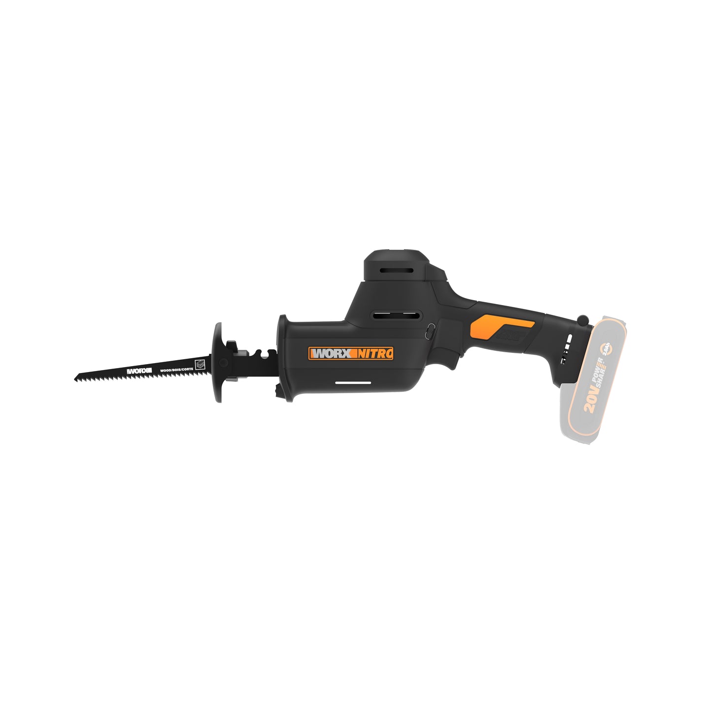 Worx WX501.9 - WX501.9 - Sierra sable 20V BL NITRO 20V (S/bat)
