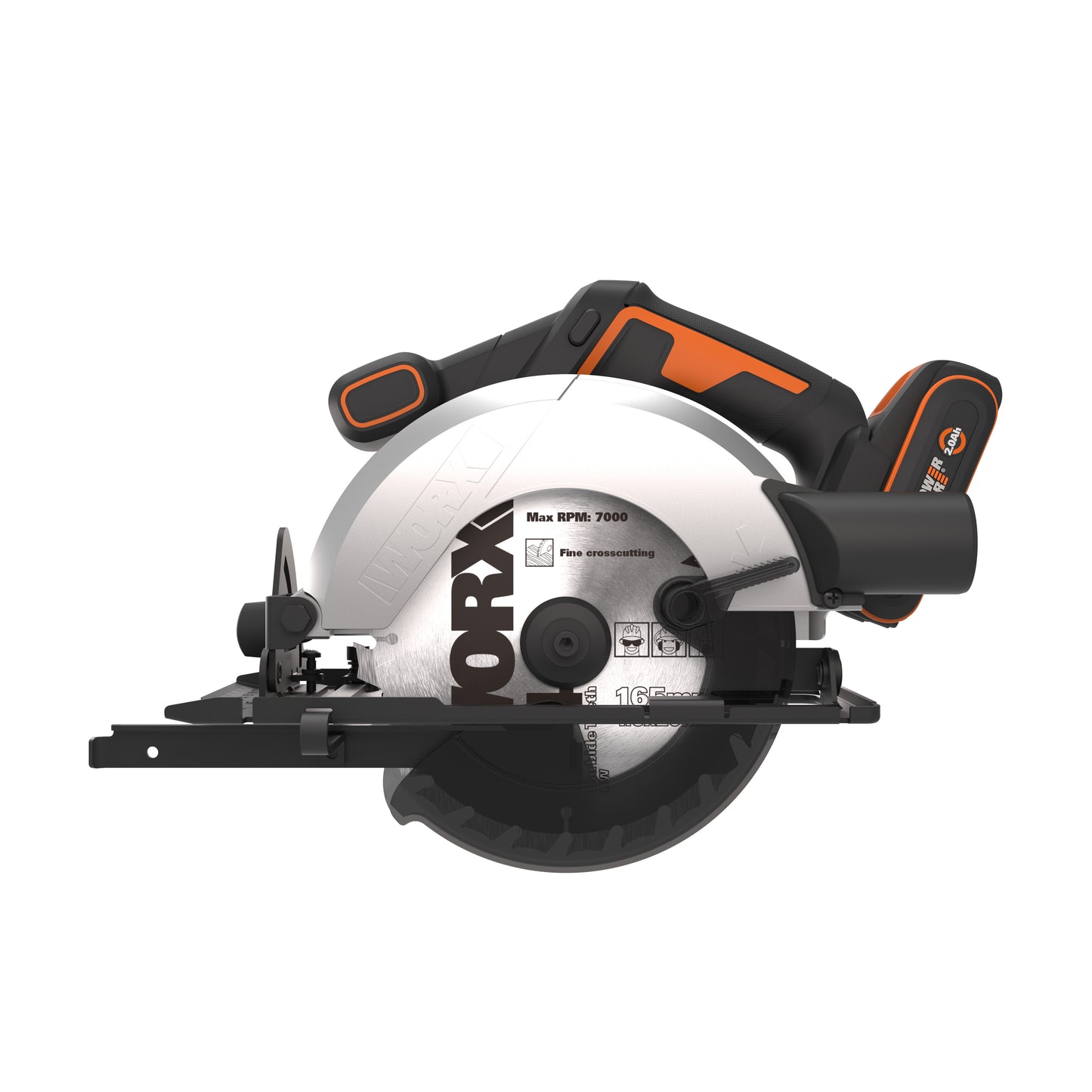 Worx WX526 - Worx WX526 - Sierra circular 165mm 20V (1bat 2,0Ah)