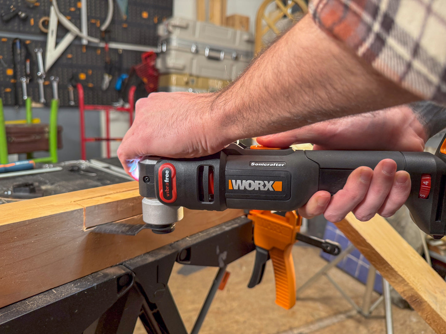 Worx WX698.9 - Multiherramienta Sonicrafter® BL NITRO 20V (S/bat)