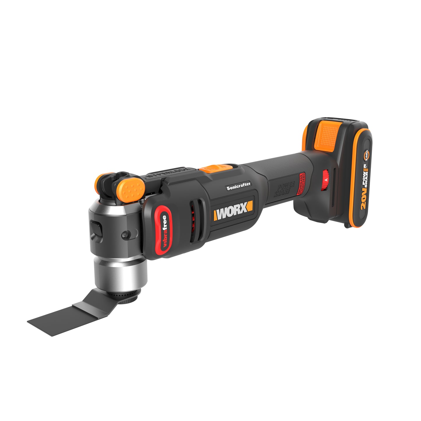 Worx WX698 - Multiherramienta Sonicrafter® BL NITRO 20V (1bat 2,0Ah)