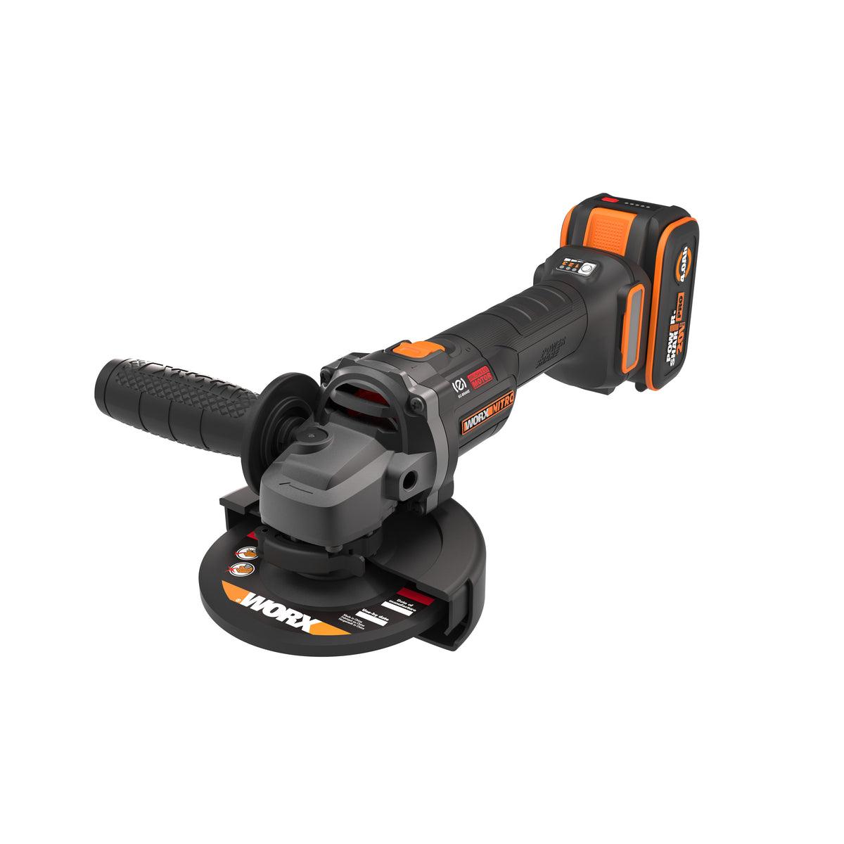 Worx WX814 - Amoladora angular 125mm BL NITRO 20V (1bat 4,0Ah)