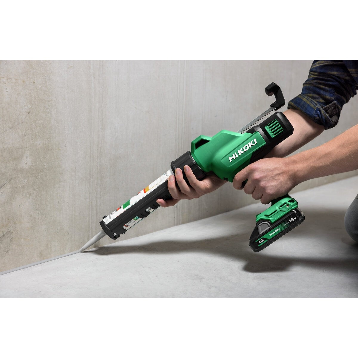 Hikoki AC18DAW4Z - Pistola para aplicar silicona de batería AC18DAW4Z