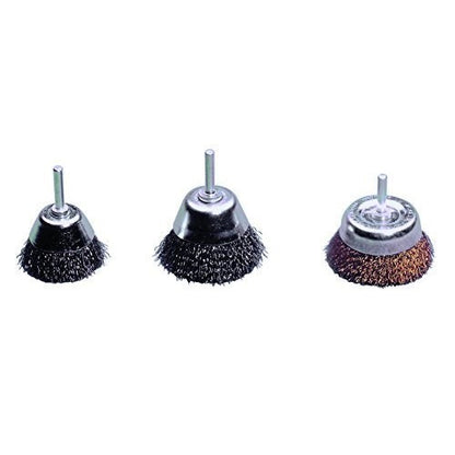 LessMann 430125 - LessMann DIY cup brush with spike 50 mm. ROF 0.30 crimped stainless steel wire