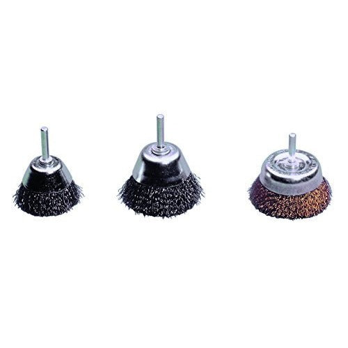 LessMann 430125 - LessMann DIY cup brush with spike 50 mm. ROF 0.30 crimped stainless steel wire