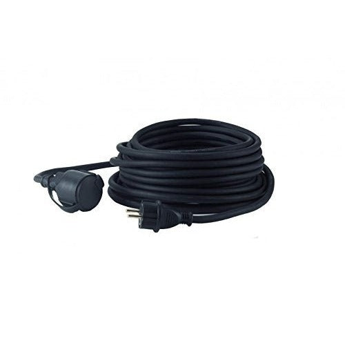 Hedi VK10NF - Hedi extension 10 m. neoprene rubber cable 3G1.5 black color IP44