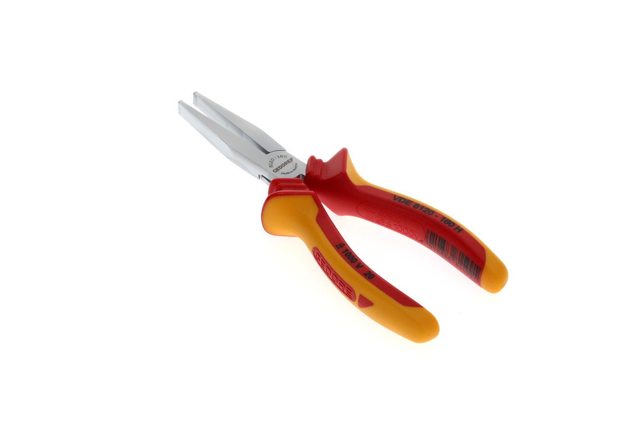 Alicate VDE de boca plana 160 mm 8120-160 H - Ferrotecnia