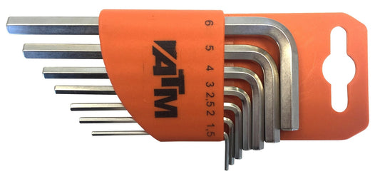 ATM Llaves & Vasos A1001 - Juego de 7 llaves Allen (SW 1,5 - 6) - Ferrotecnia