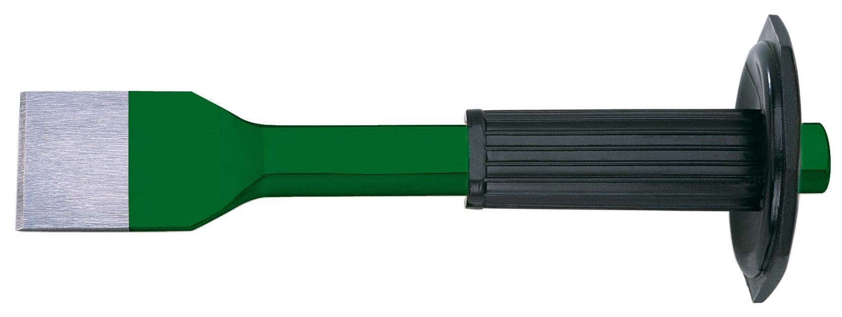 ATM Percusión 386070V - Cincel para ranuras con empuñadura de seguridad Serie verde (Largo 250 mm; Cabeza 71 mm) - Ferrotecnia
