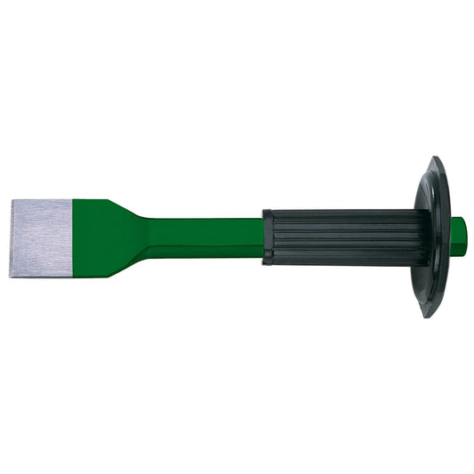 ATM Percussion 386070V - Slot Chisel with Safety Grip Green Series (Length 250 mm; Head 71 mm)