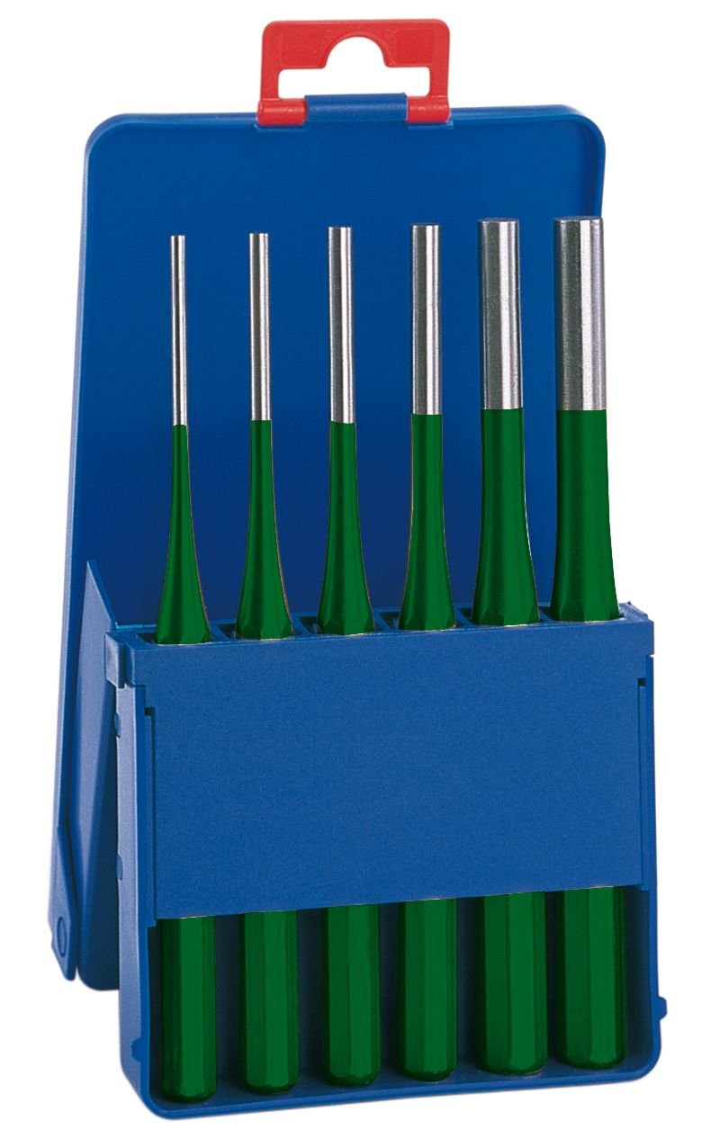 ATM Percusión 425150V - Juego de 6 botadores cilíndricos serie verde - Ferrotecnia