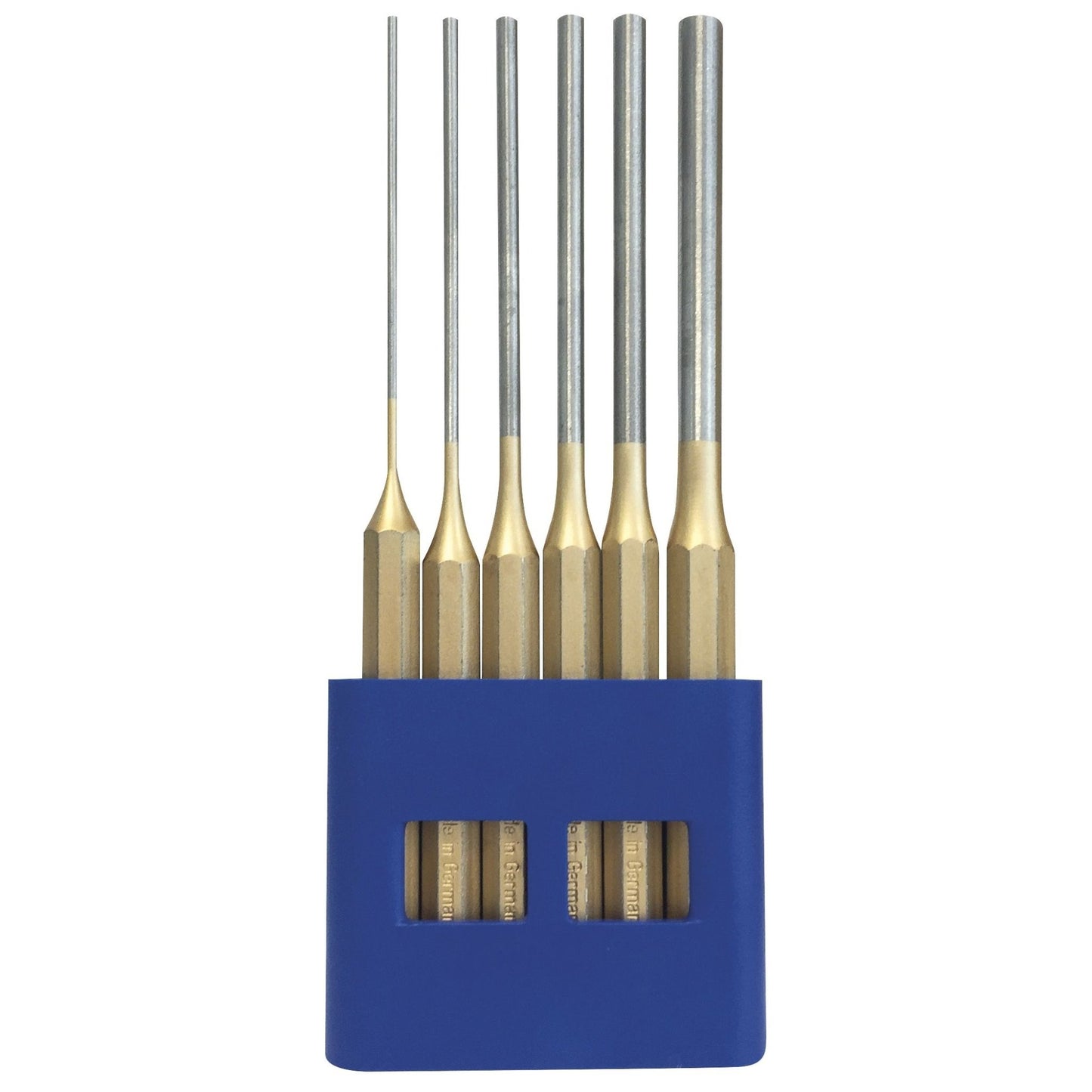 ATM Percussion 425260D - Set of 6 extra-long cylindrical pins, gold series