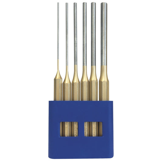 ATM Percussion 425260D - Set of 6 extra-long cylindrical pins, gold series
