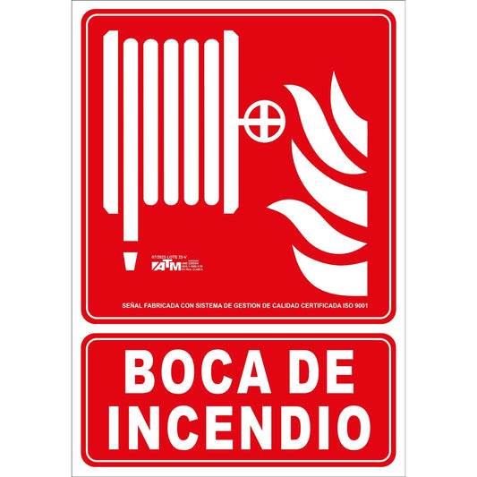 ATM Signaling PVC Fire Hydrant Sign