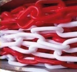 ATM Señalización ASRD340 - Cadena plástico blanca y roja de 25 m - Ferrotecnia