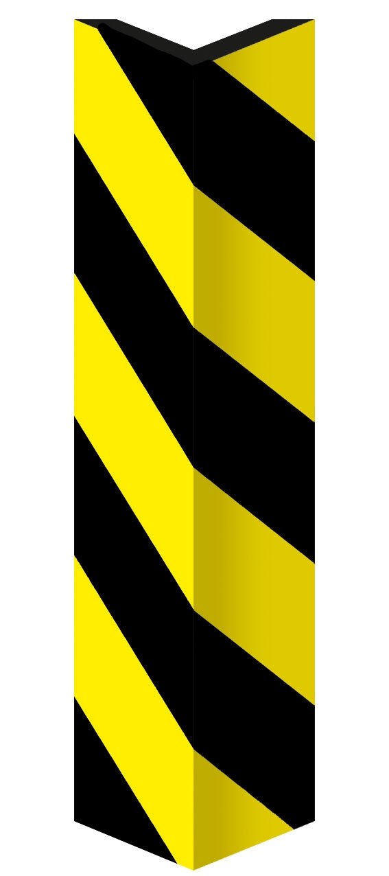 ATM Señalización BA41707 - Esquinera de espuma autoadhesiva negra y amarilla - Ferrotecnia