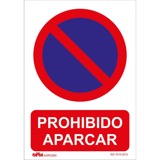 ATM Señalización Señal prohibido aparcar PVC Glasspack - Ferrotecnia