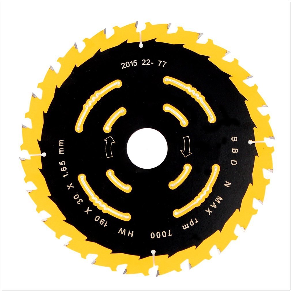 DEWALT ELITE CSB Hojas de sierra circular 190 mm 24 dientes, pack de 3, dientes de carburo, DT10399-QZ