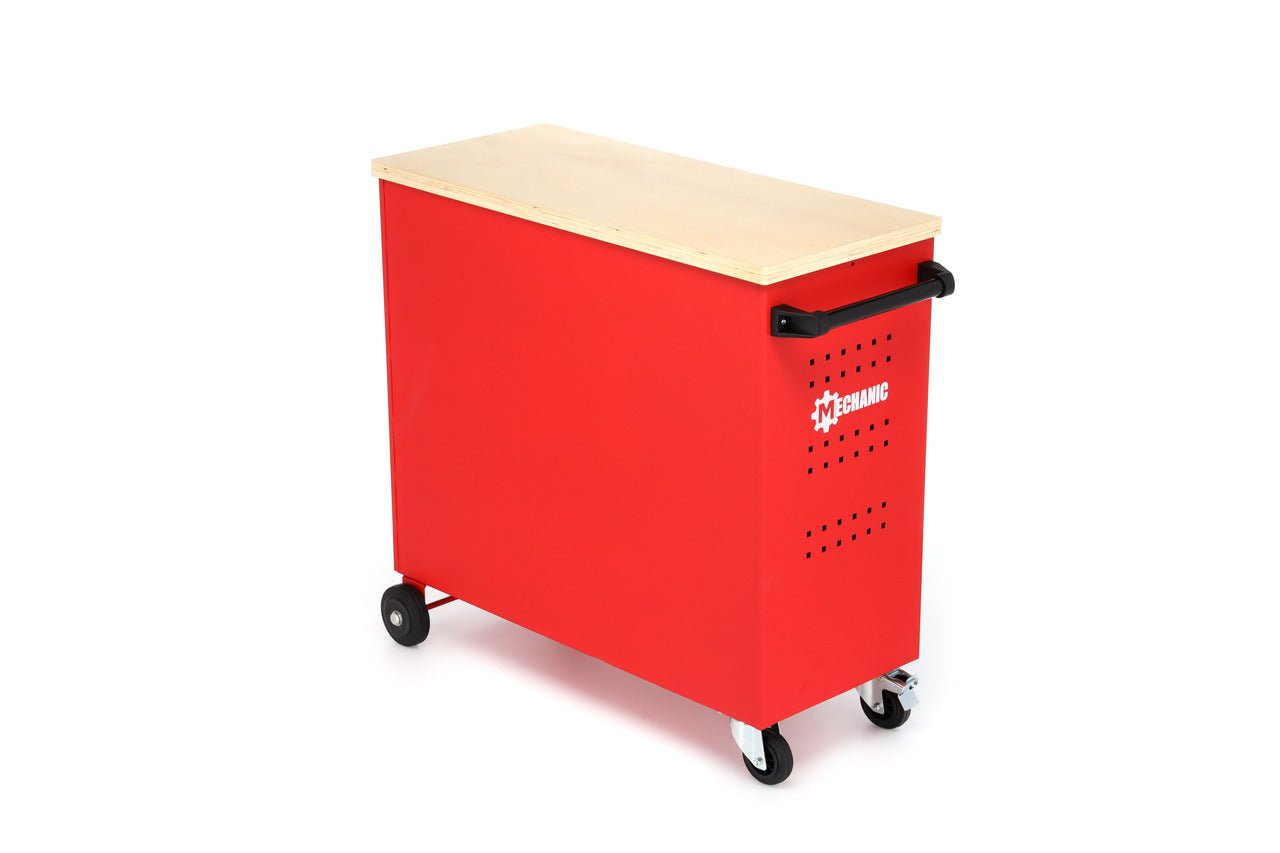 Banco de trabajo móvil MECHANIC, con 6 cajones 988x431x935 mm - Ferrotecnia