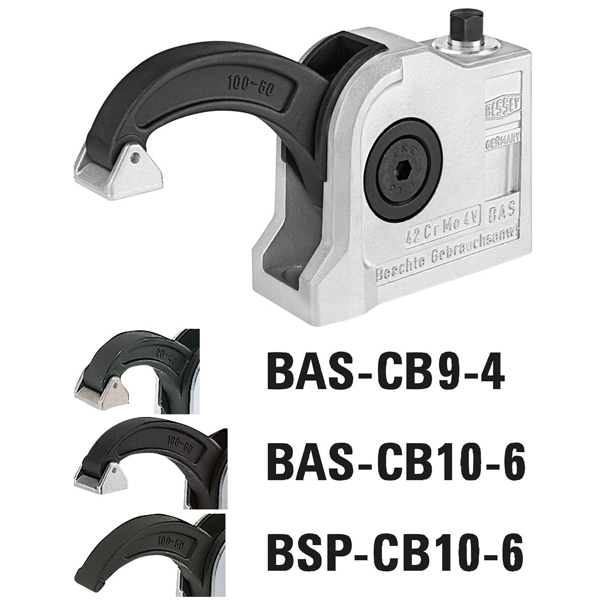 Bessey BAS - CB9 - 4 - Mordaza compacta para máquina Bessey BAS - CB9 - 4 - Ferrotecnia