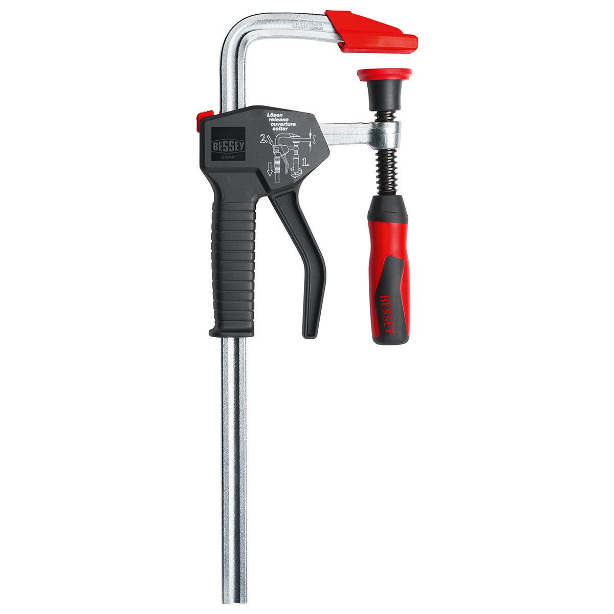 Bessey EHZ30 - 2K - Tornillo de apriete monomanual Bessey EHZ - 2K 300/100 - Ferrotecnia