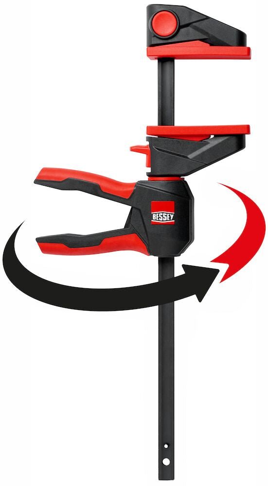 Bessey EZ360 - SET - Juego de 2 tornillos de apriete monomanual con mango giratorio 360° de 300mm de apertura - Ferrotecnia