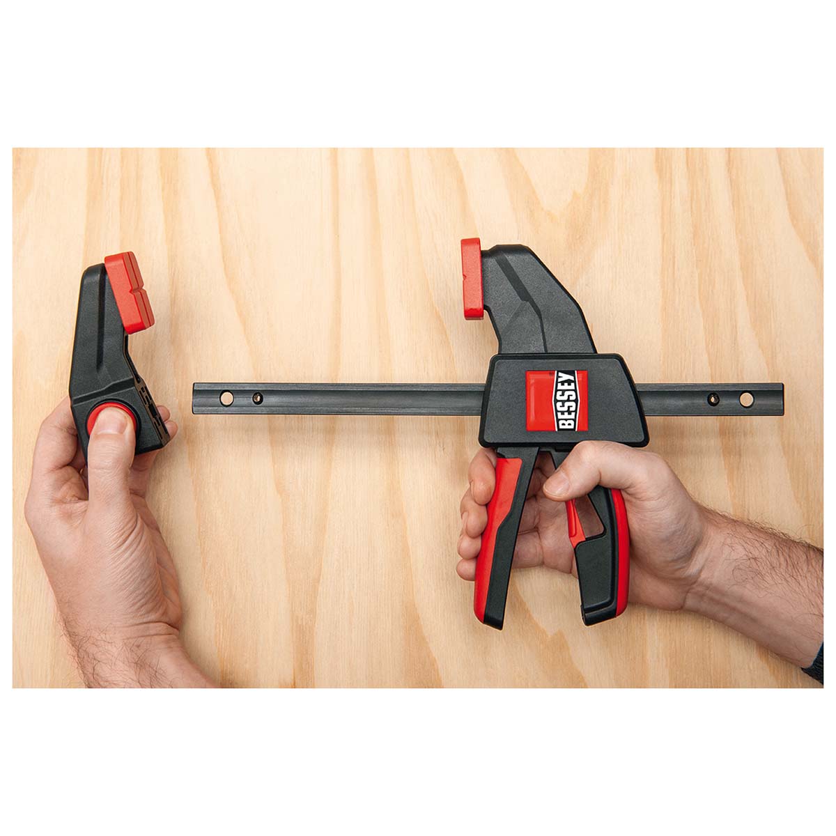 Bessey EZXL30 - 9 - Tornillo de apriete monomanual Bessey EZXL 300/90 - Ferrotecnia