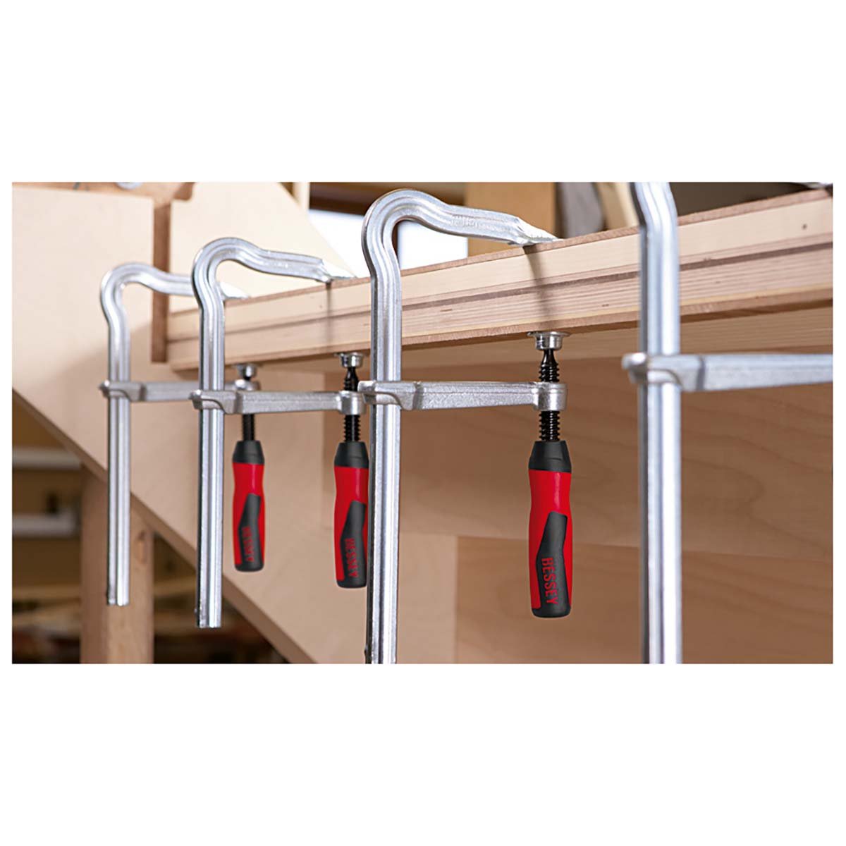 Bessey GM25Z - 2K - Tornillo de apriete con mango bicomponente Bessey Omega GMZ 250/120 - Ferrotecnia