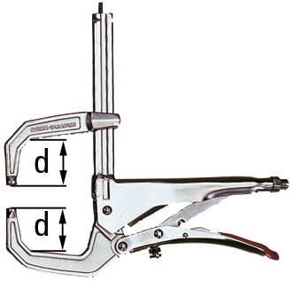 Bessey GRZC - Mordaza grip en C Bessey GRZC 110/80 - Ferrotecnia