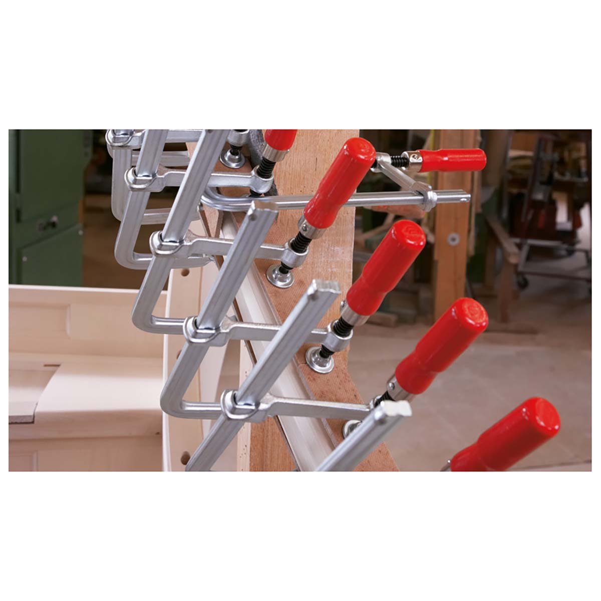 Bessey GS100 - Tornillo de apriete todo acero con mango de madera Bessey ClassiX GS 1000/120 - Ferrotecnia