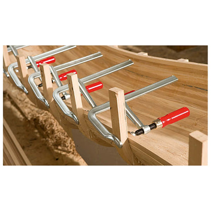 Bessey GZ10 - Tornillo de apriete todo acero con mango de madera Bessey GZ 100/60 - Ferrotecnia