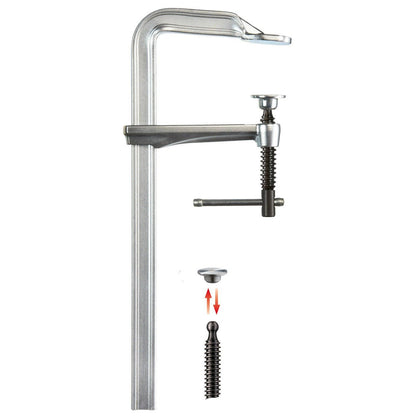 Bessey GZ125K - Tornillo de apriete de acero forjado GZ-K 1250 mm - Ferrotecnia