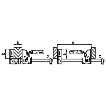 Bessey KRE100 - 2K - Tornillo de apriete Bessey KRE 1000/95 - Ferrotecnia