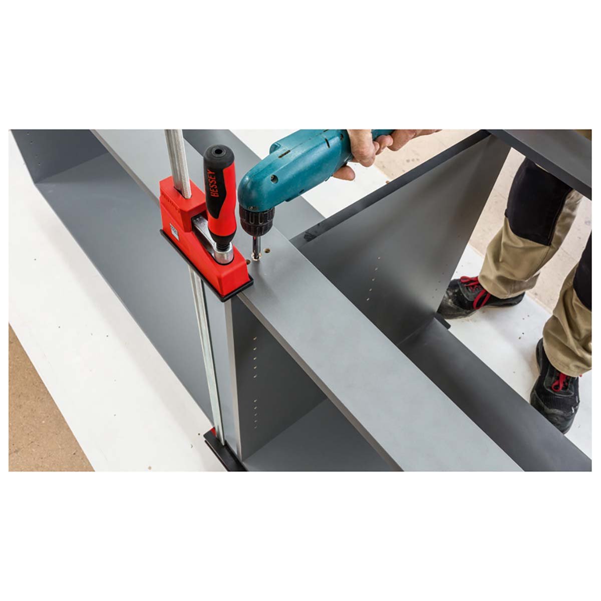 Bessey KRE60 - 2K - Tornillo de apriete Korpus REVO KRE 60/95 - Ferrotecnia